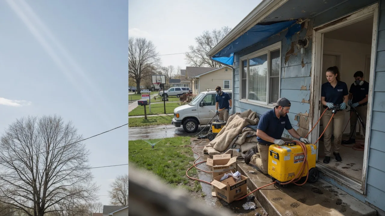 Basement Flood Cleanup in Waterloo, IN near me